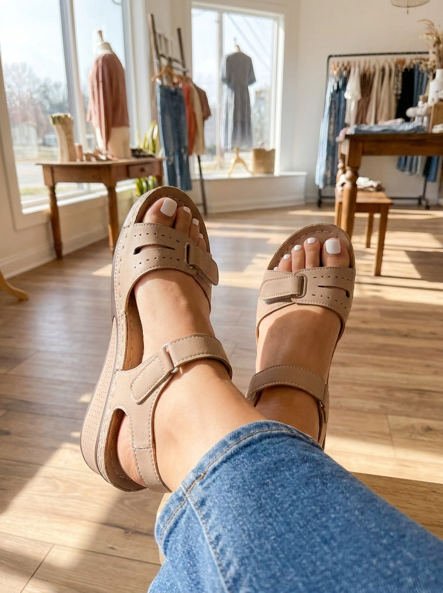 Elena Sandals - Contoured Comfort