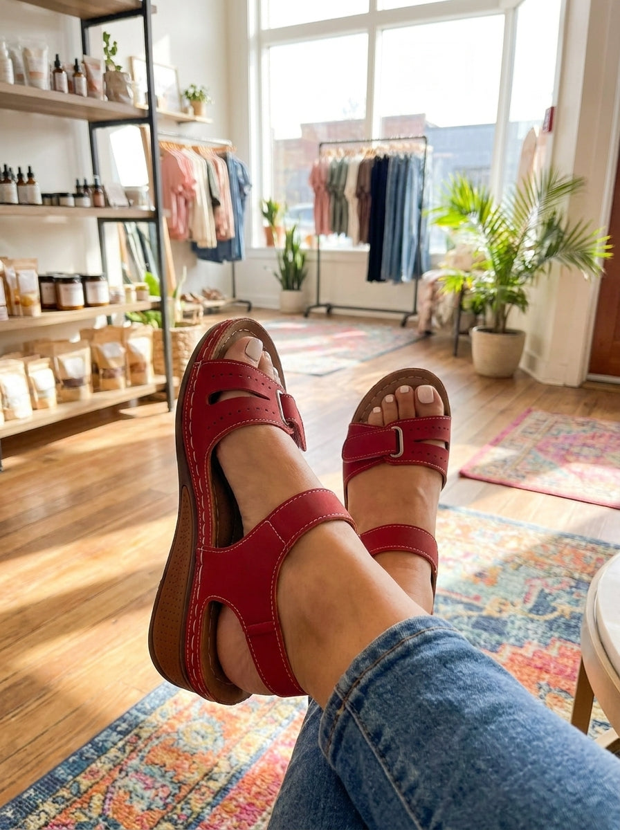 Elena Sandals - Contoured Comfort