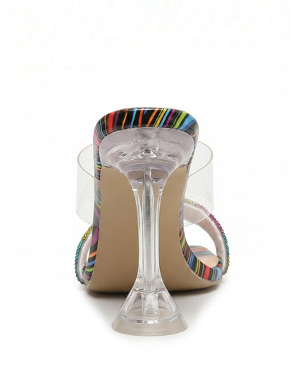 Raen Sandals - Square-Toe in Color - profile back