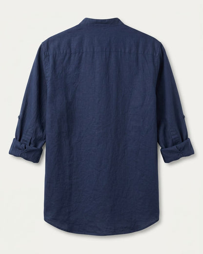 Wren Shirt - Linen in Default - profile back