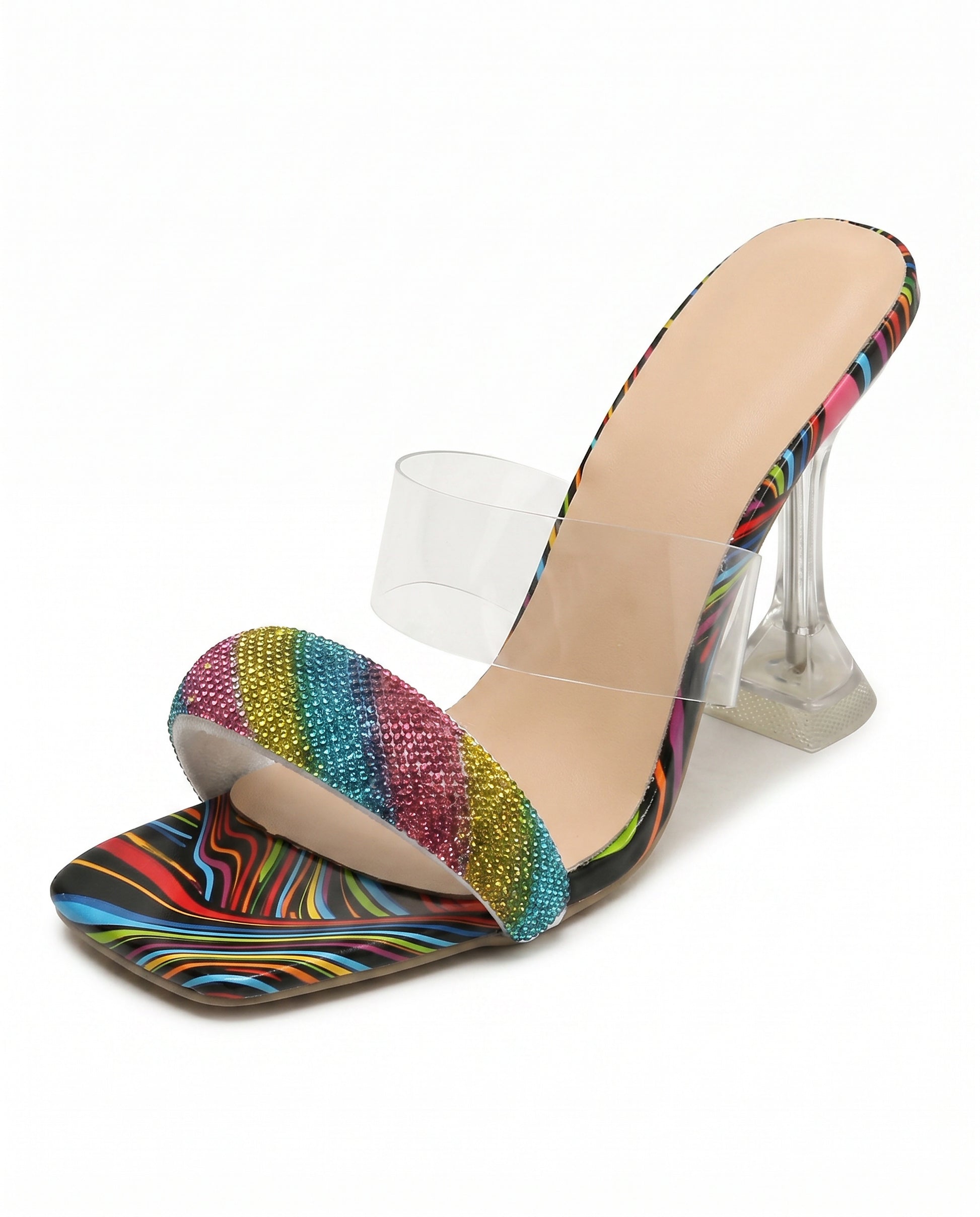 Raen Sandals - Square-Toe in Color - profile detail