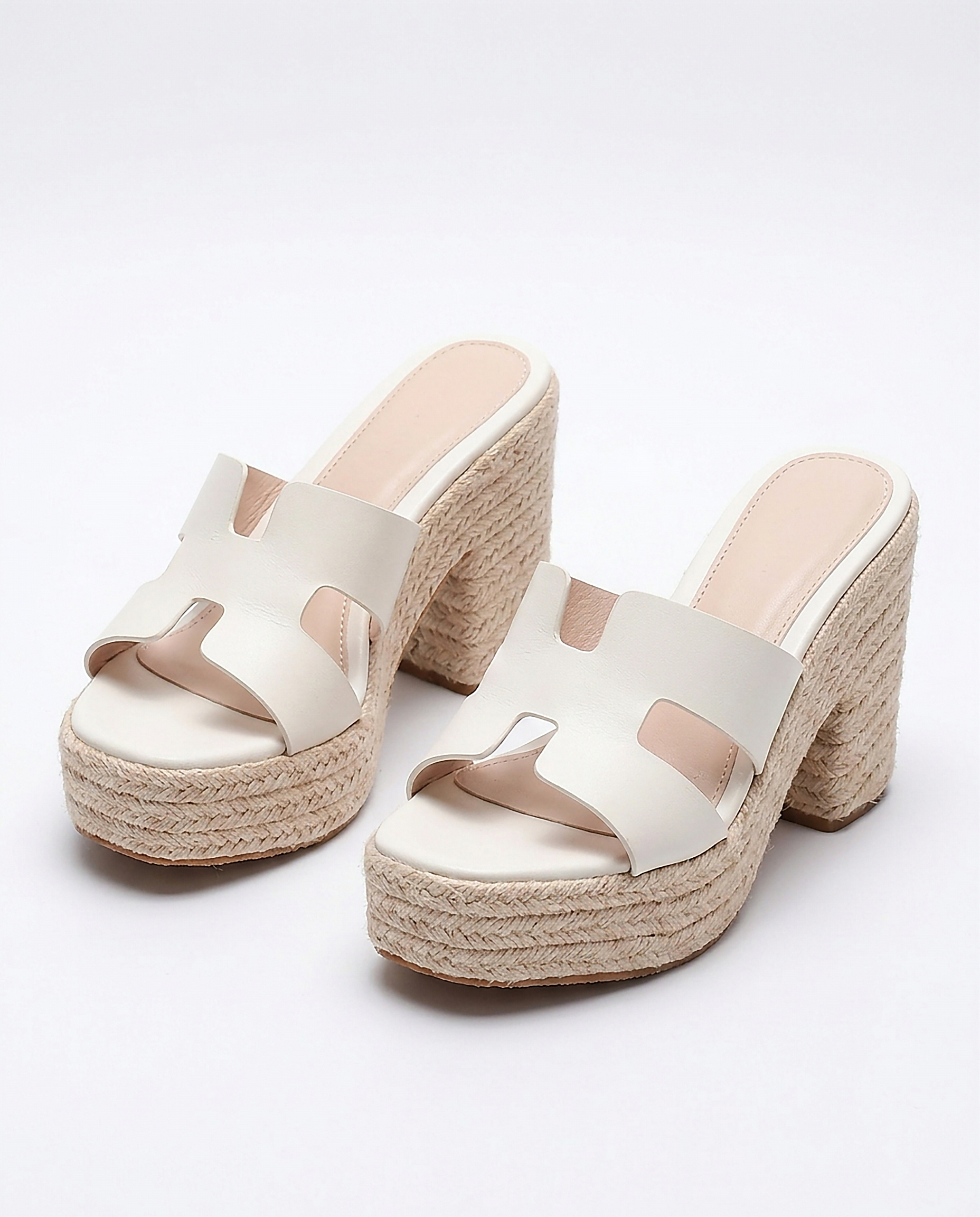 Vera Sandals - Block-Heel Leather in Heels 10.2cm - profile front