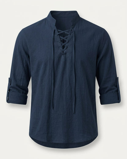 Wren Shirt - Linen in Default - profile front