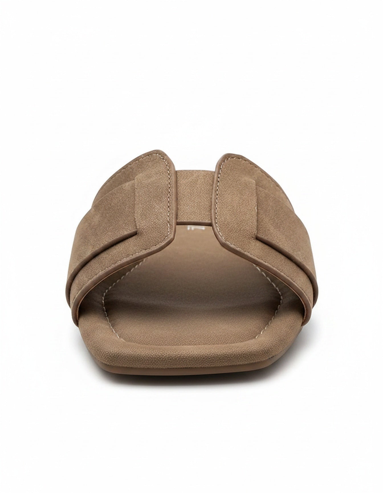 Pael Sandals - Square-Toe in Brown - profile front