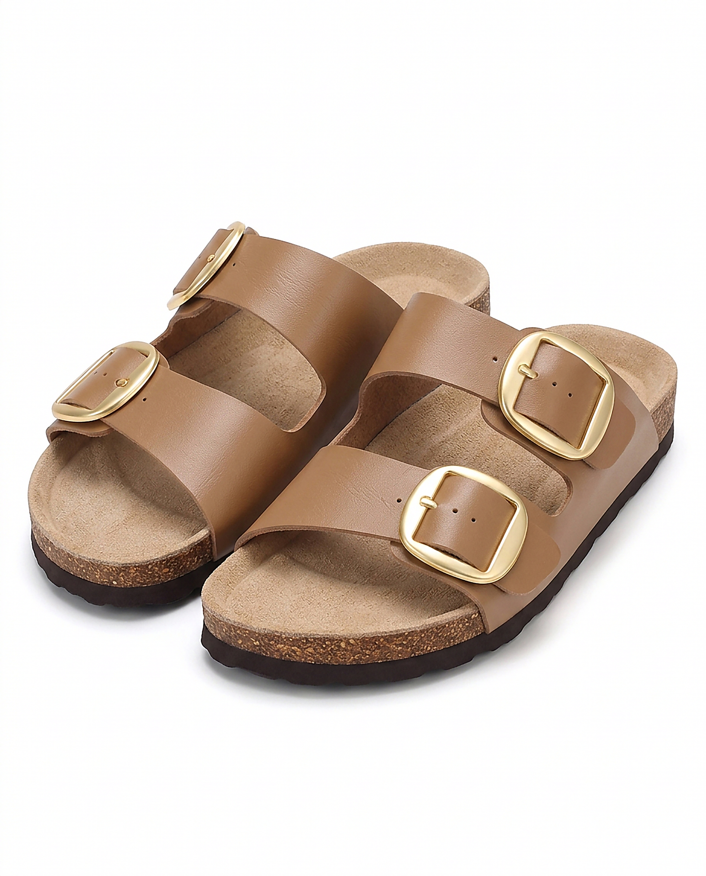 Harriet Sandals in Light Brown - profile front light brown