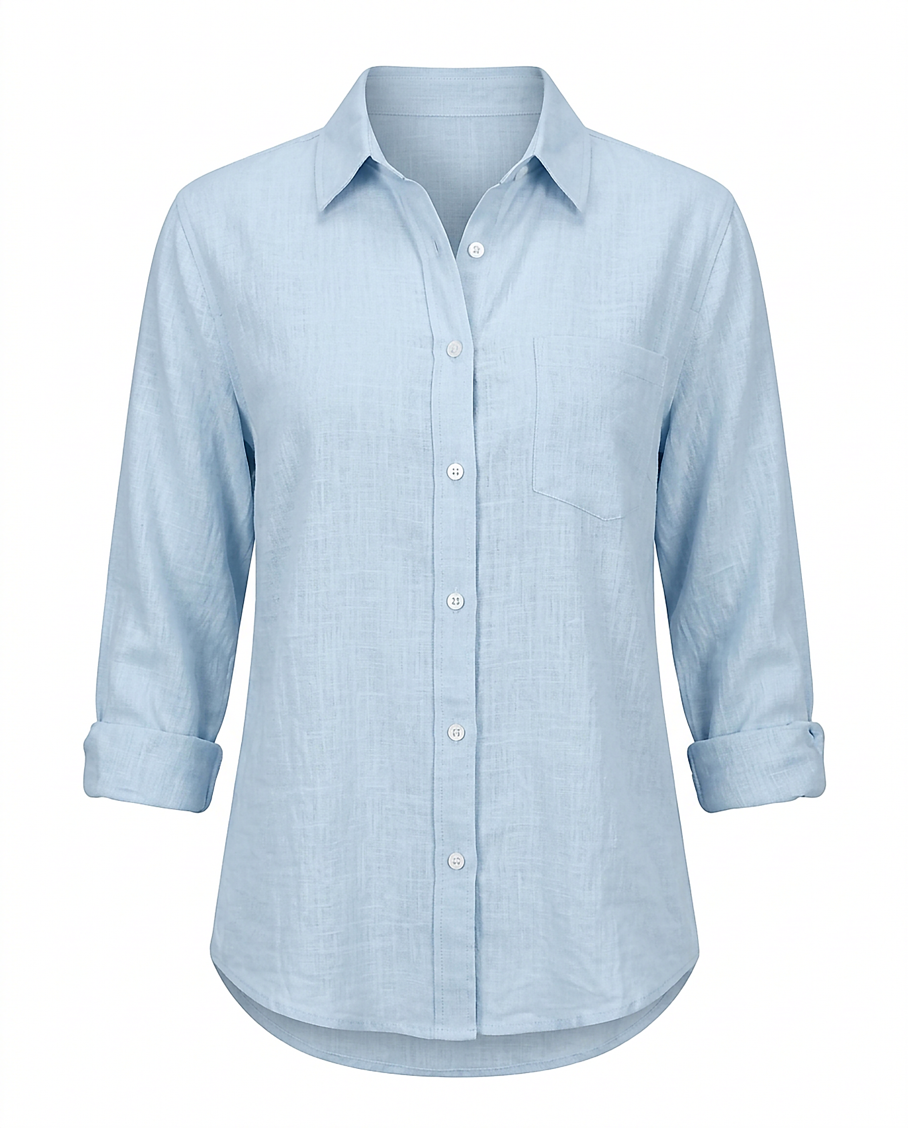 Marit Shirt - Relaxed Linen in Pink