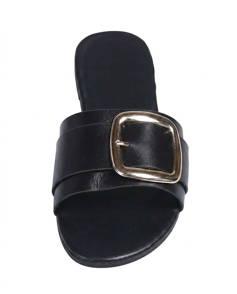 Arco Sandals in Black - profile front black