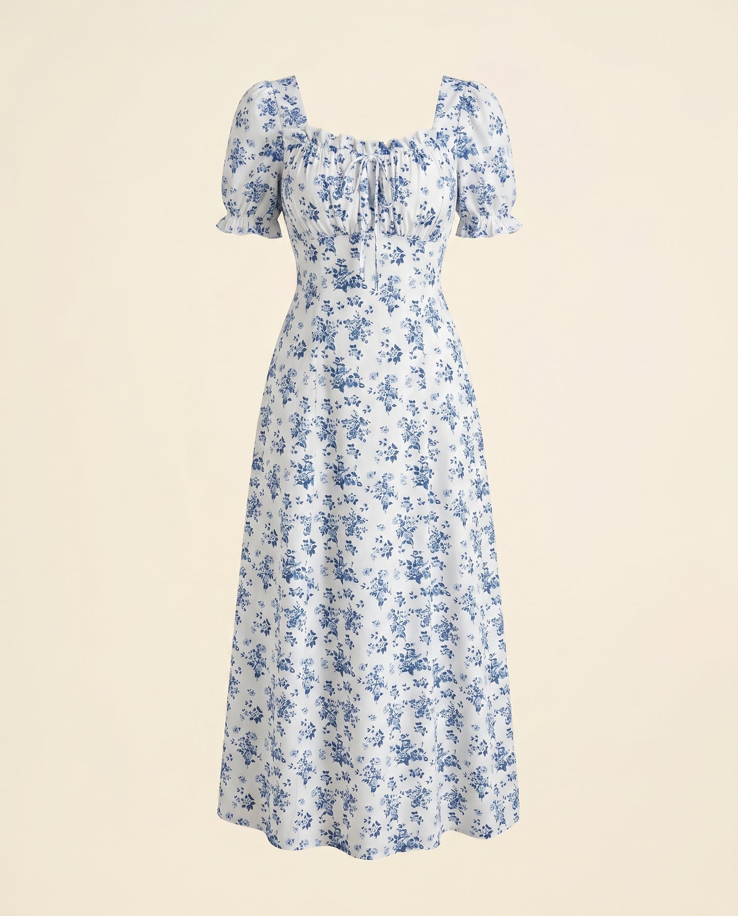 Eleo Dress in WHITE - profile front