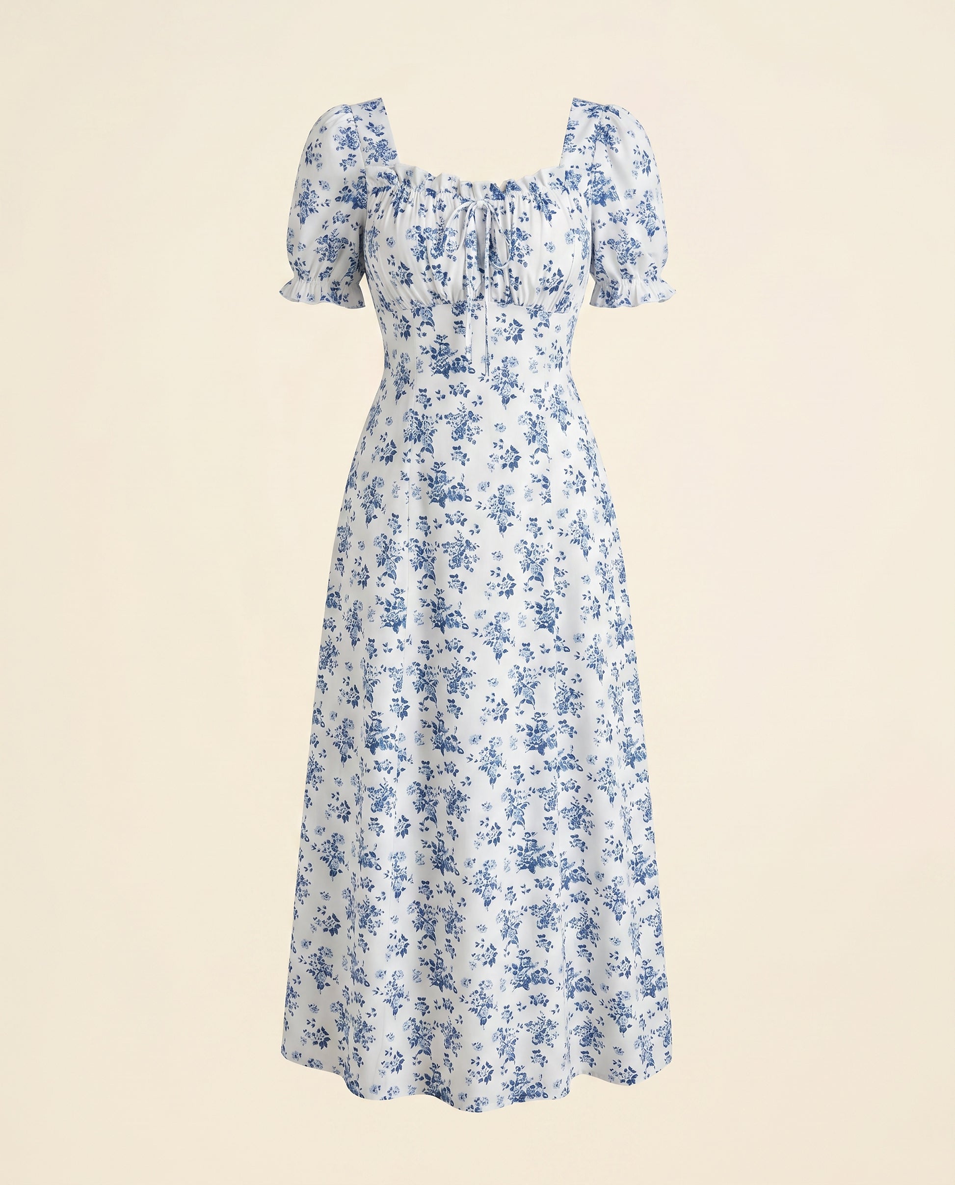 Eleo Dress in WHITE - profile front