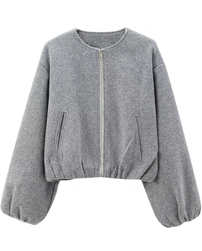 Lior Jacket - Zip in GRAY