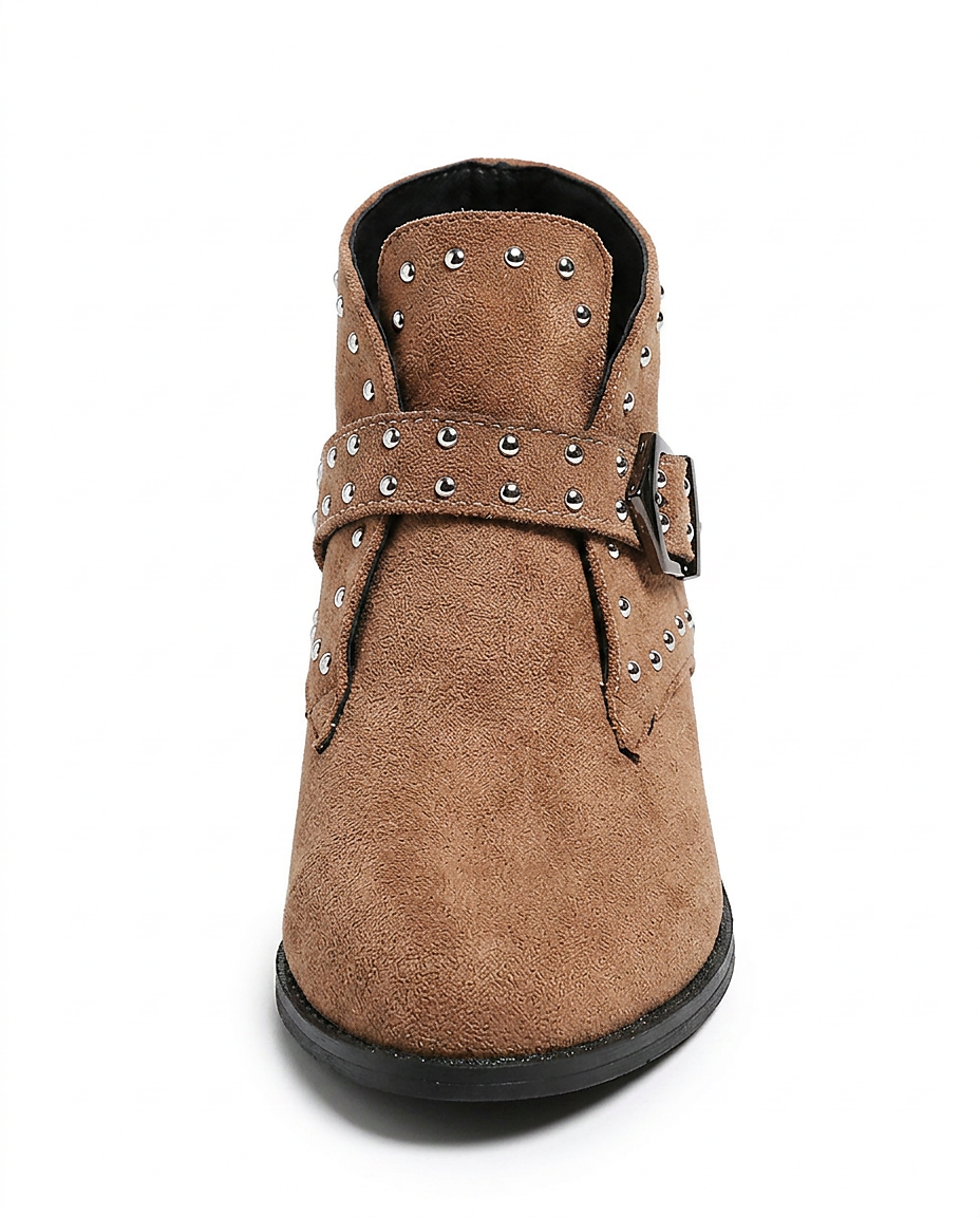 Haas Boots - Leather in Khaki - profile front