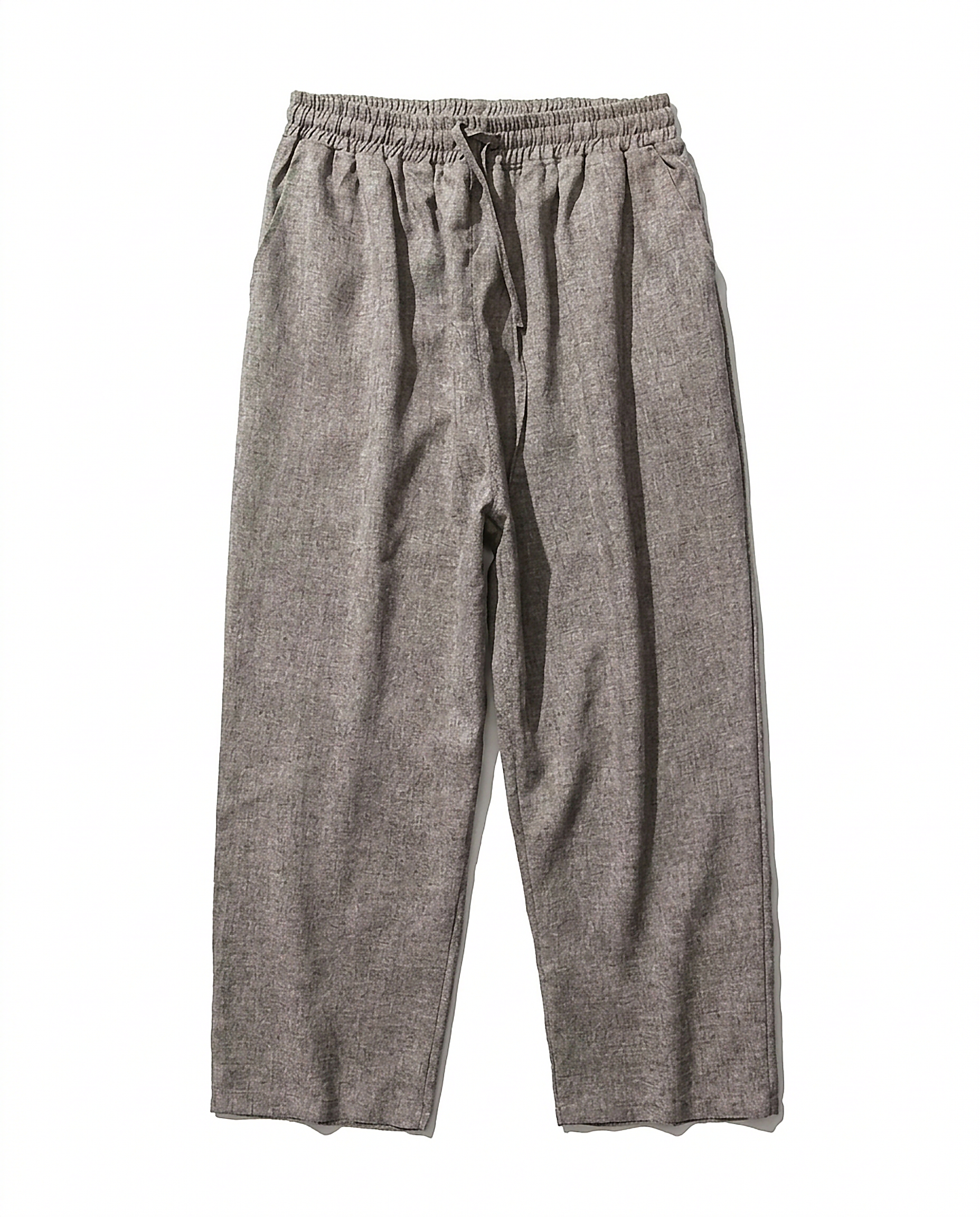 Onyx Trousers - Relaxed Linen in coffee - profile front coffee