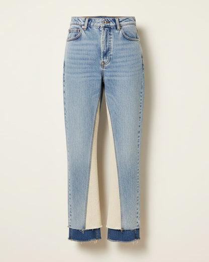 Ines Jeans - Classic-Fit Zip Leather in Default - profile front