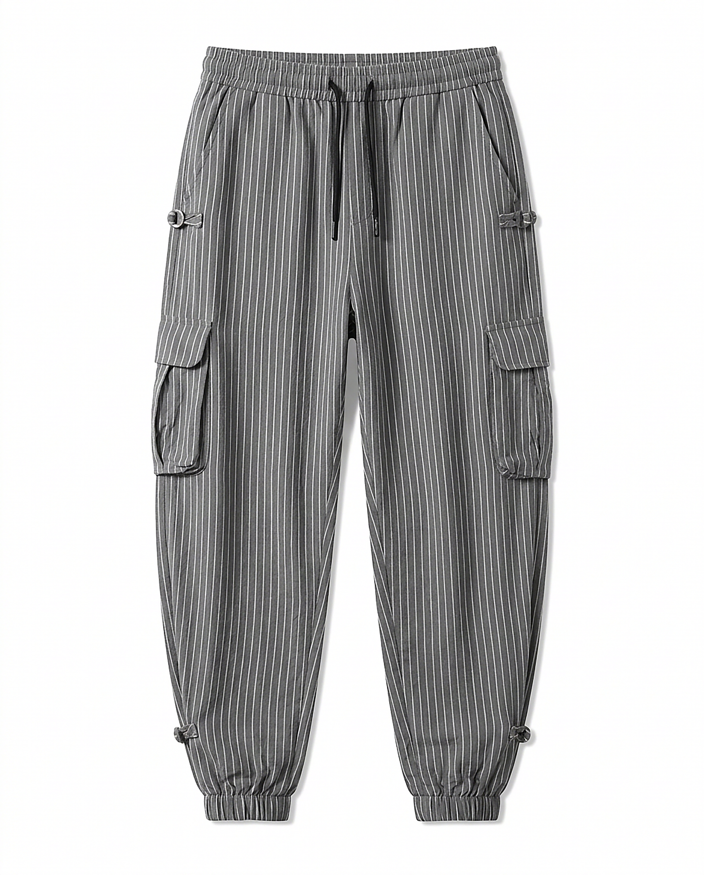 Porter Trousers - Relaxed Linen in Grey green pants - profile front