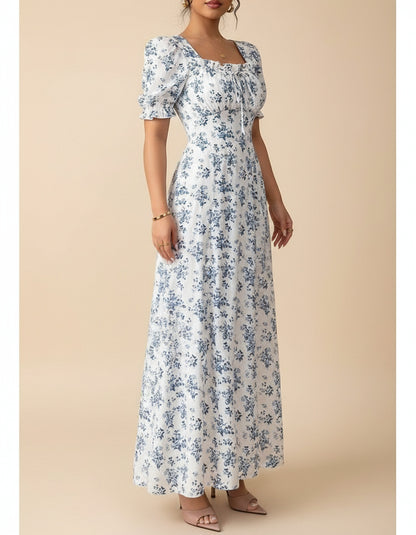 Amel Dress in WHITE - profile front