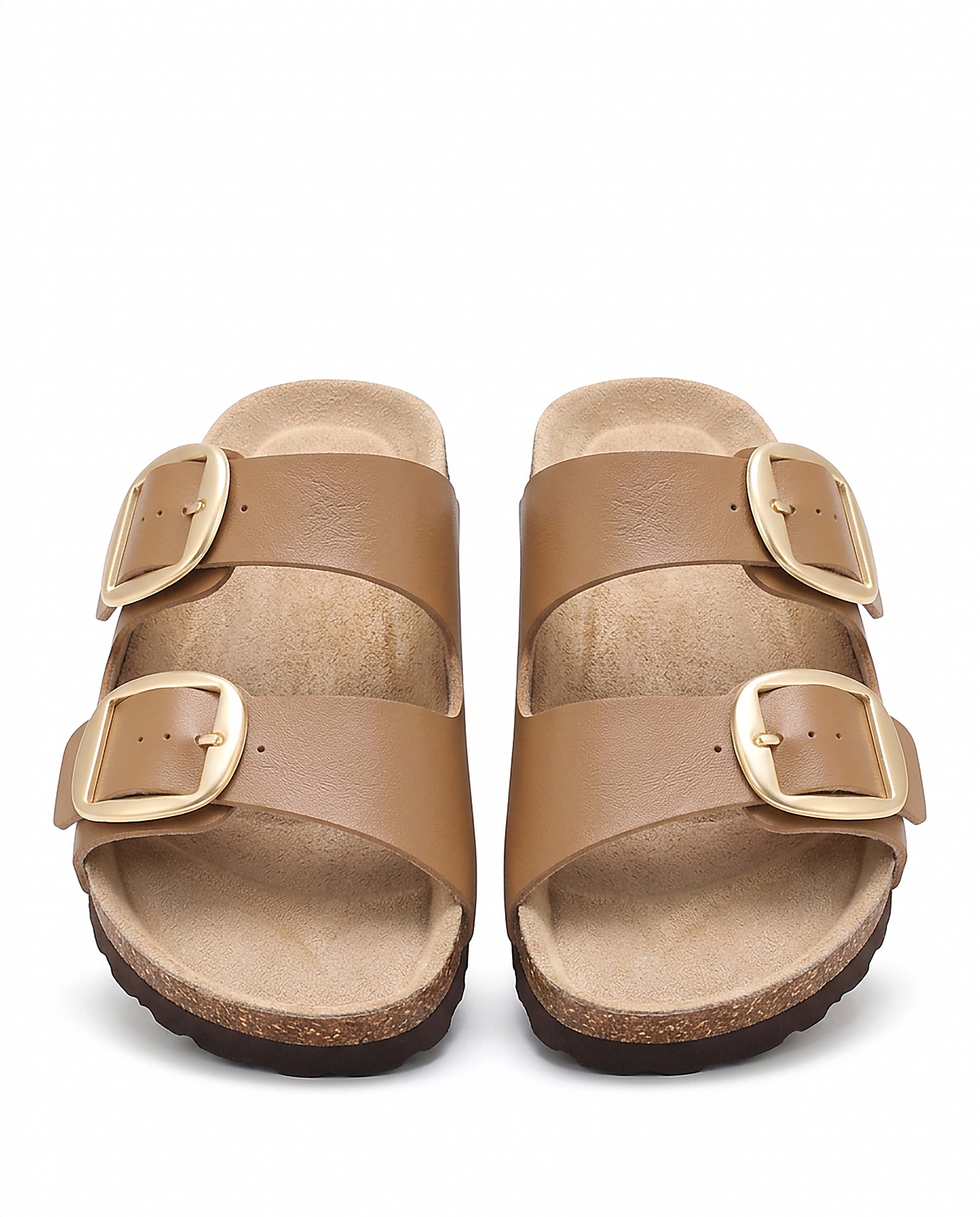 Harriet Sandals in Camel Brown - profile front camel brown