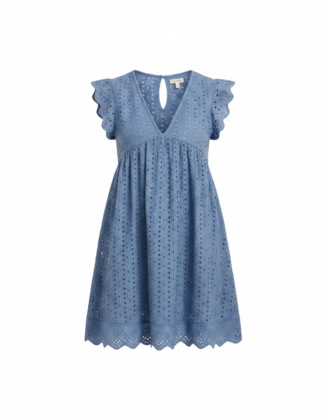 Dleo Dress in Blue - profile front