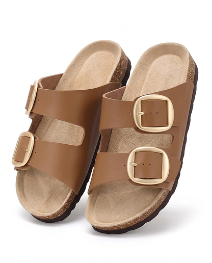 Harriet Sandals in Rosegold