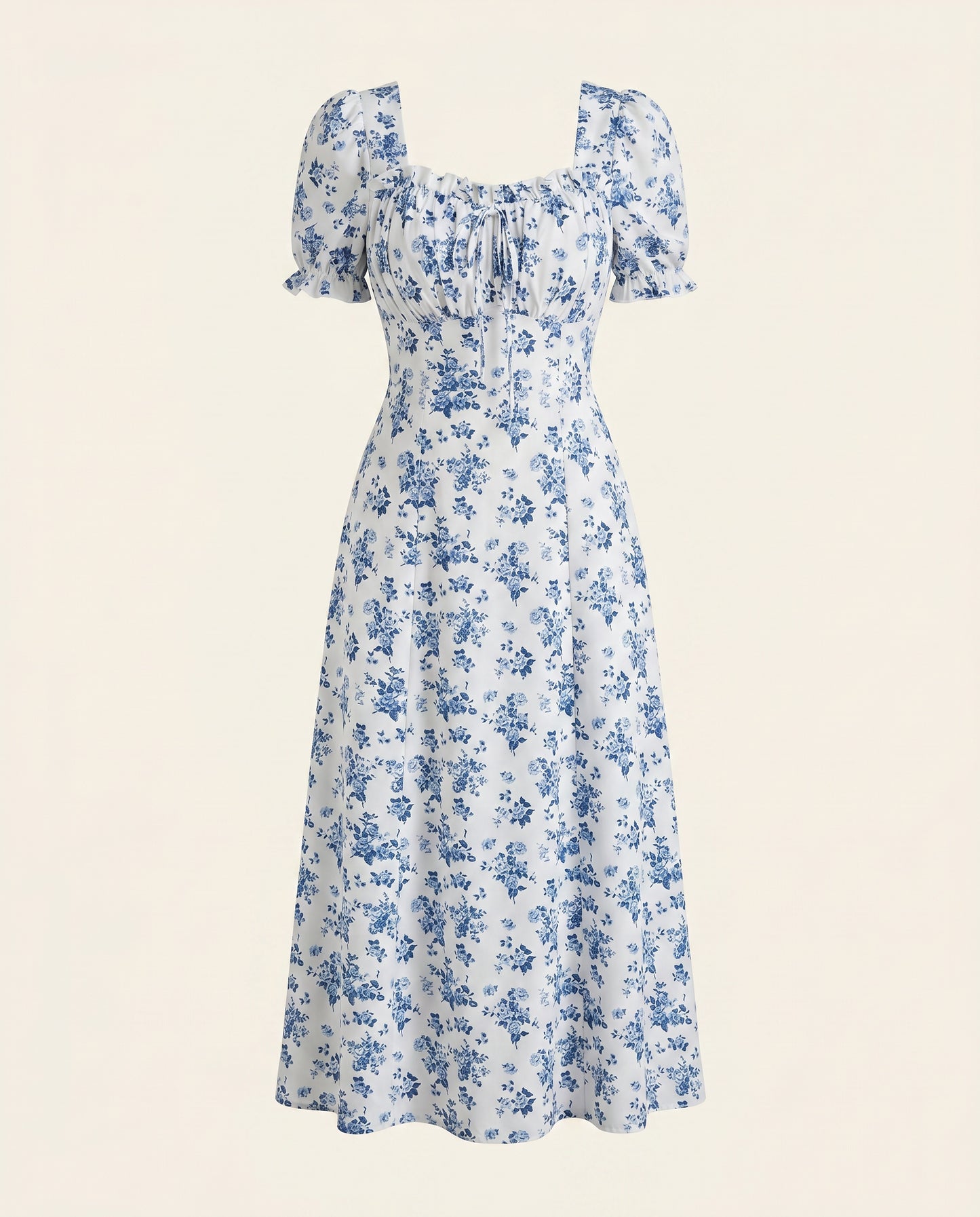 Clio Dress in WHITE - profile front