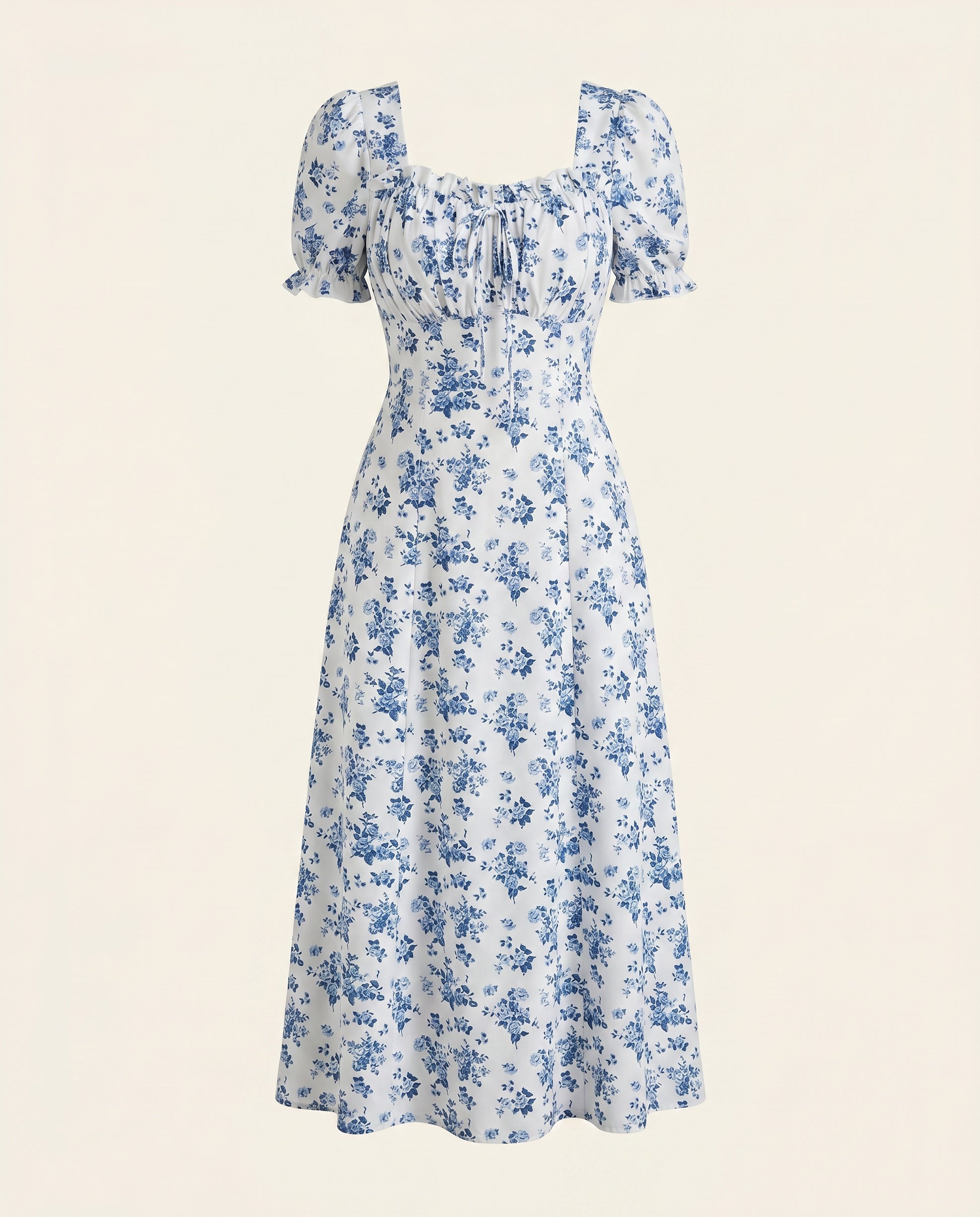Clio Dress in WHITE - profile front