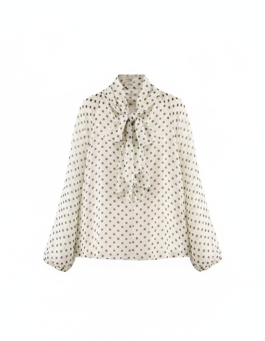 Roas Blouse in creamy-white - profile front