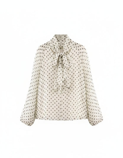 Roas Blouse in creamy-white - profile front