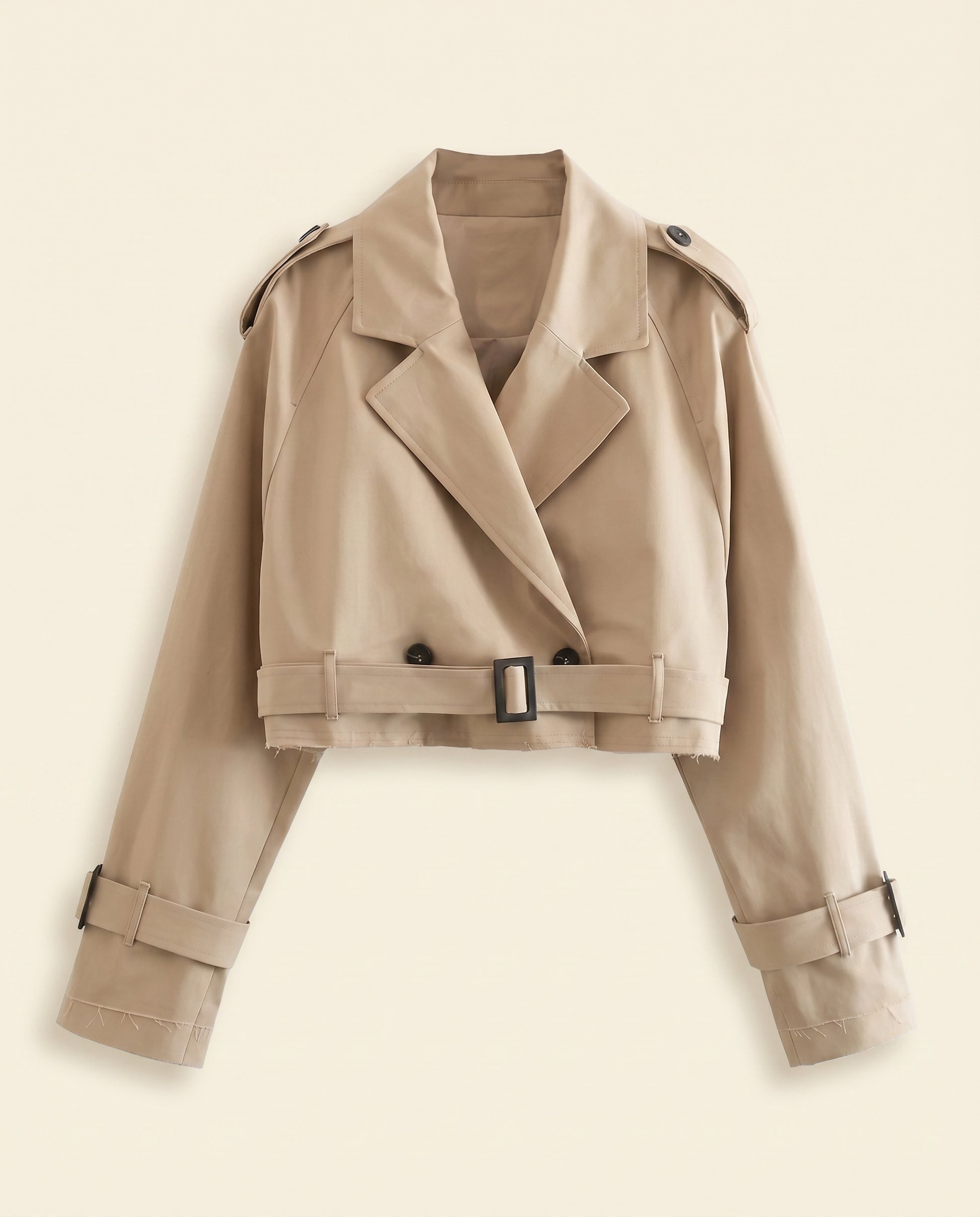 Nils Coat in Beige - profile front