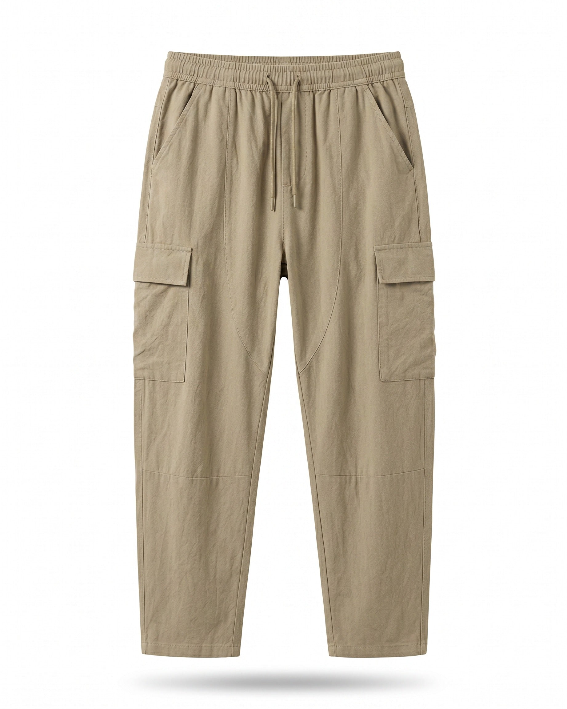Uran Trousers - Relaxed Cotton in Khaki