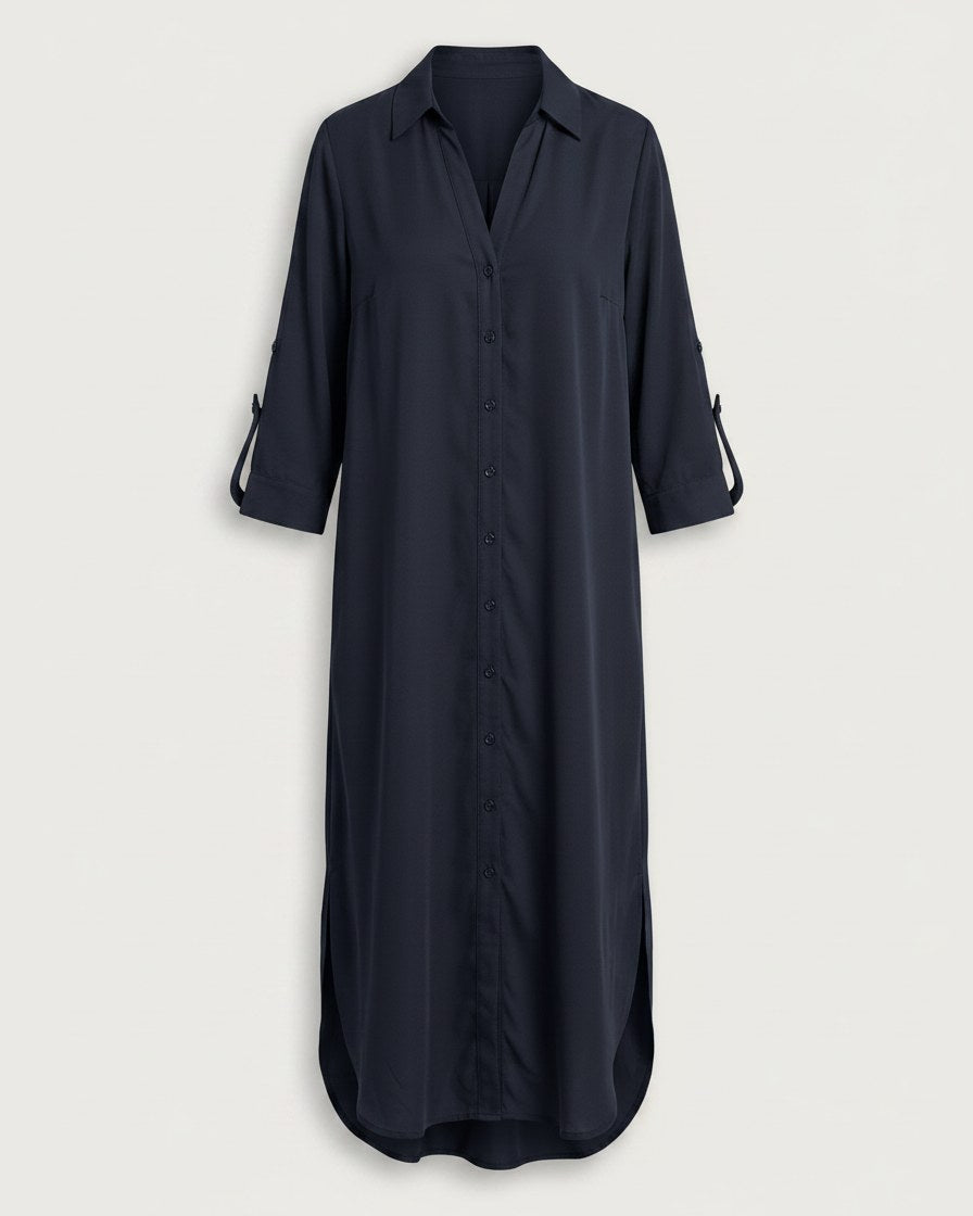 Aster Dress - Relaxed in Marineblauw