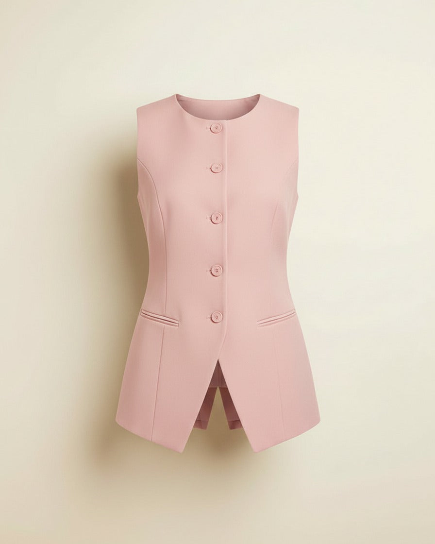 Cade Jacket in Pink - profile front pink