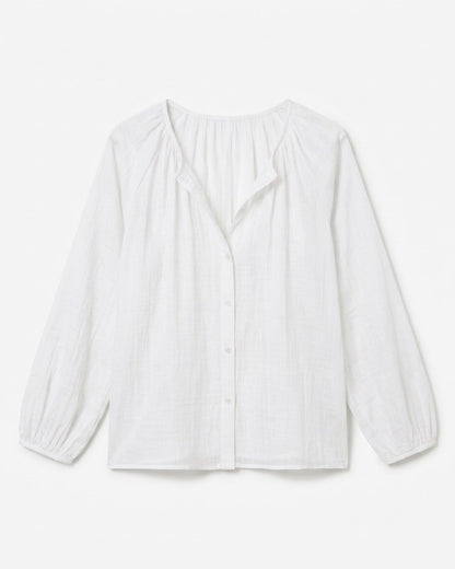 Luca Shirt - Relaxed Linen in White