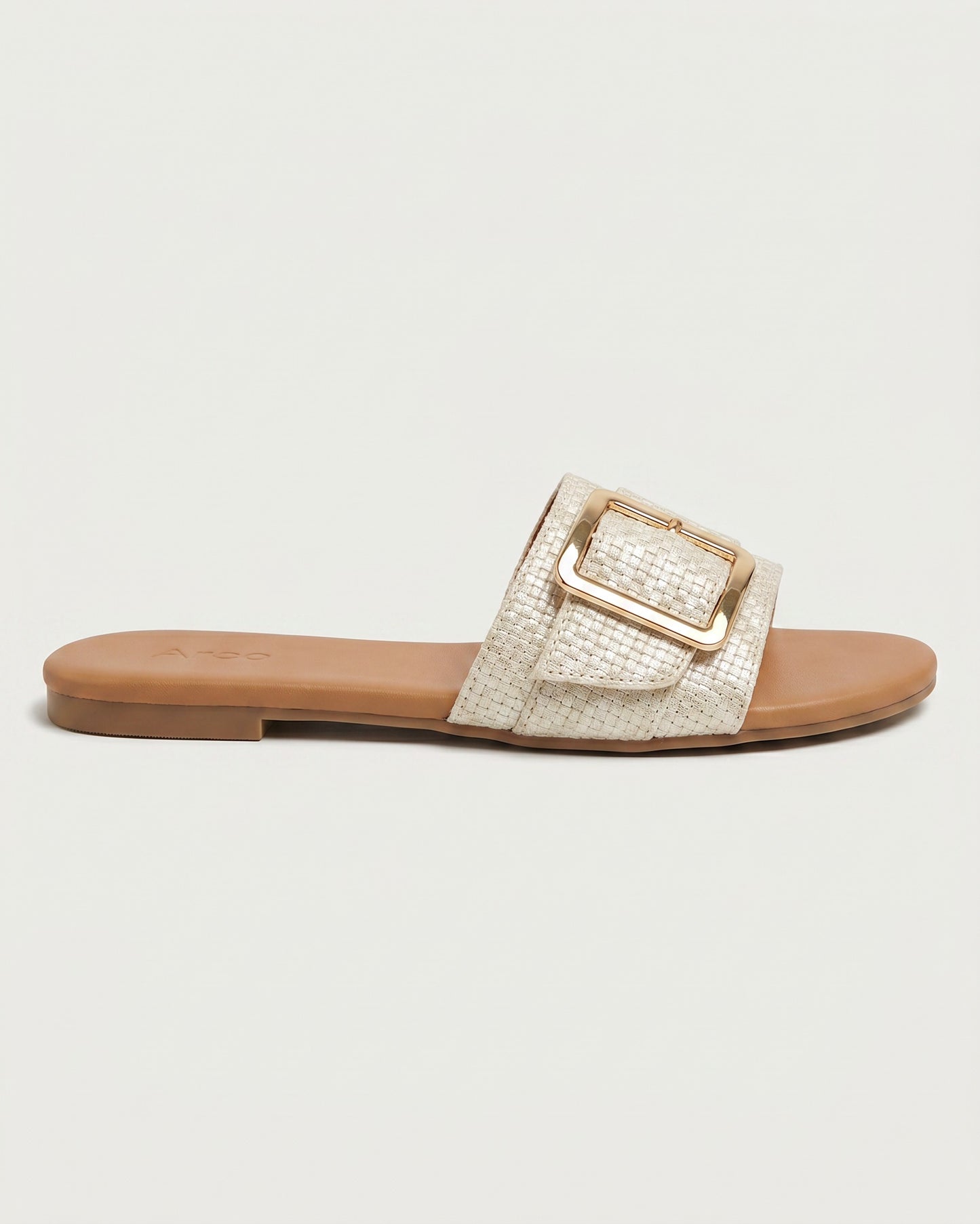 Arco Sandals in Creamy-white - profile side