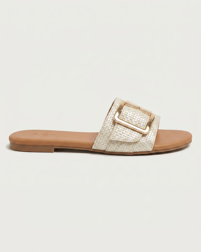 Arco Sandals in Creamy-white - profile side