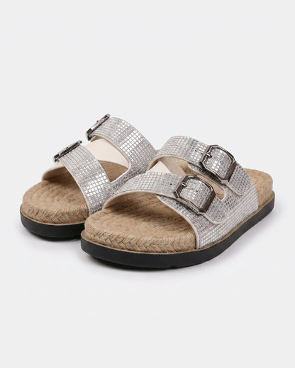 Sael Sandals in WHITE - profile side