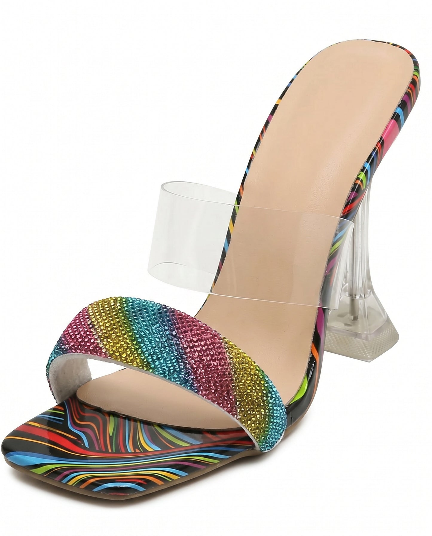 Raen Sandals - Square-Toe in Color - profile side