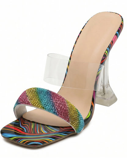 Raen Sandals - Square-Toe in Color - profile side