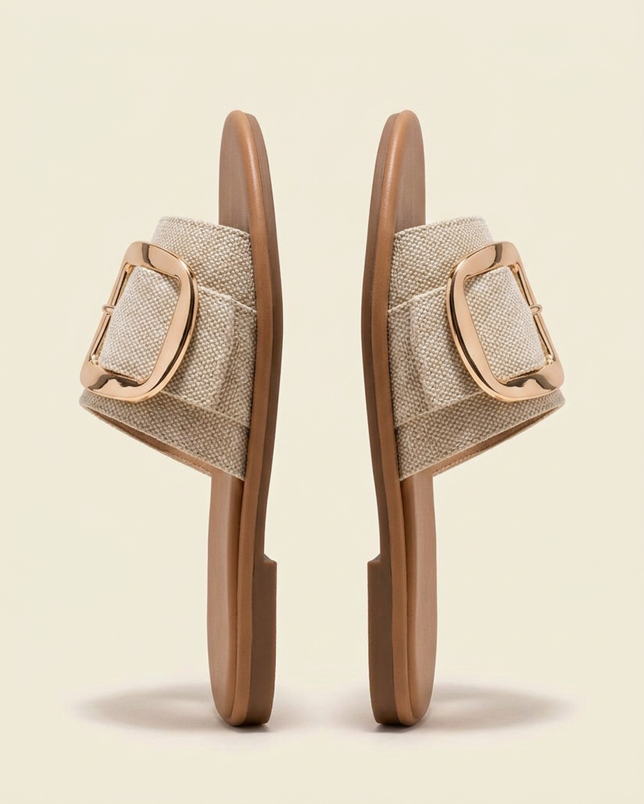 Arco Sandals in Creamy-white - profile side