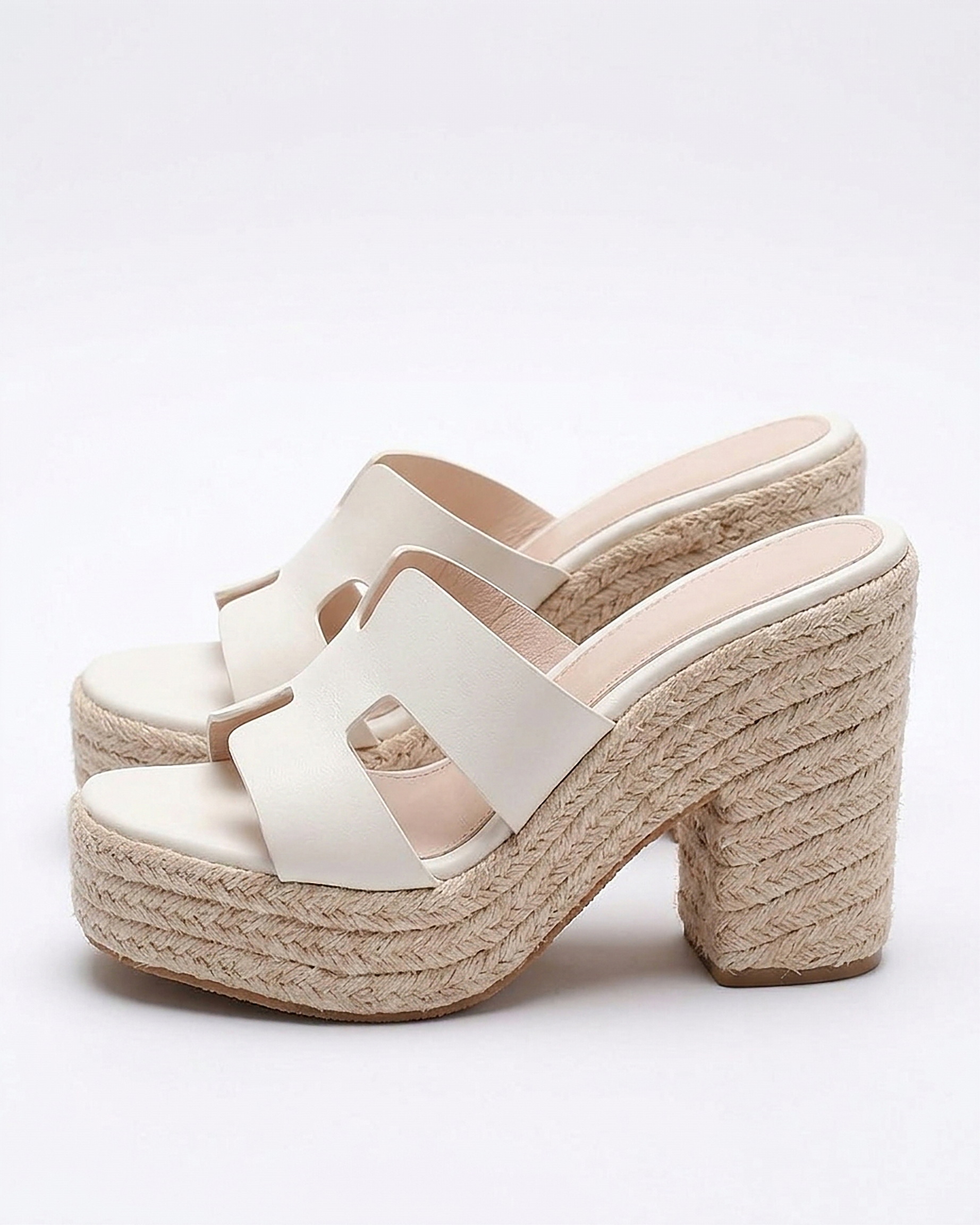 Vera Sandals - Block-Heel Leather in Heels 10.2cm - profile side