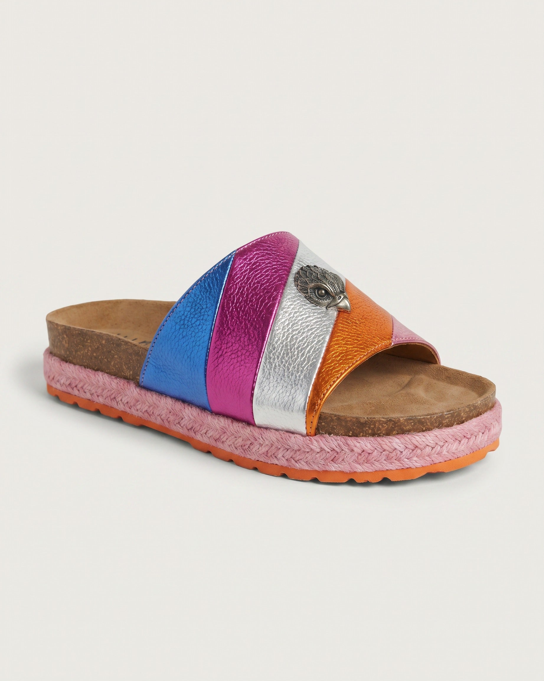 Cove Sandals - Platform in Beige - profile side