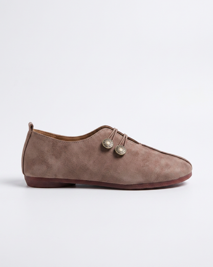 Xael Shoes - Leather in Light brown - profile side light brown