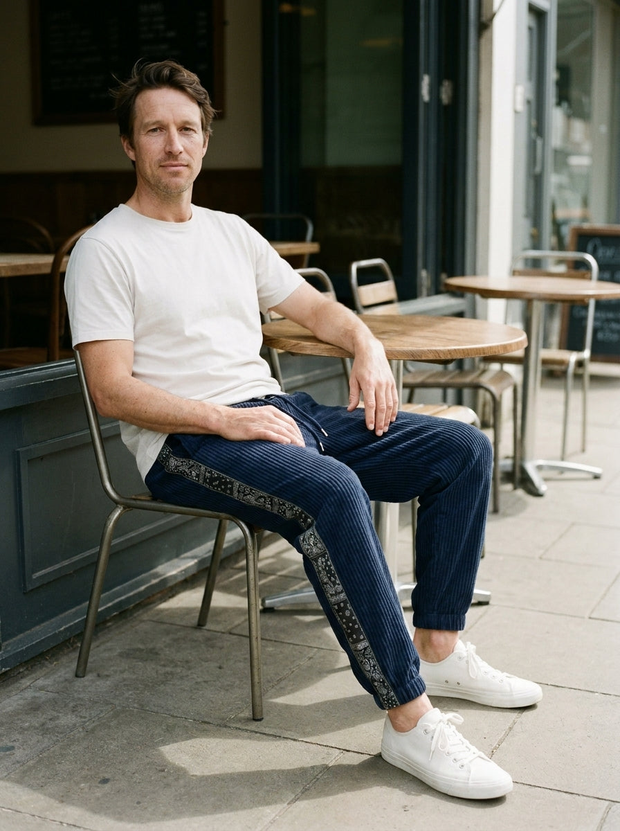 Tori Trousers - Tapered Harem - Blue