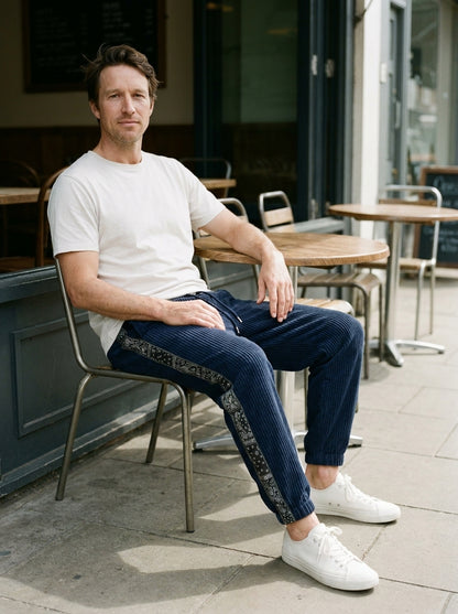Tori Trousers - Tapered Harem - Blue