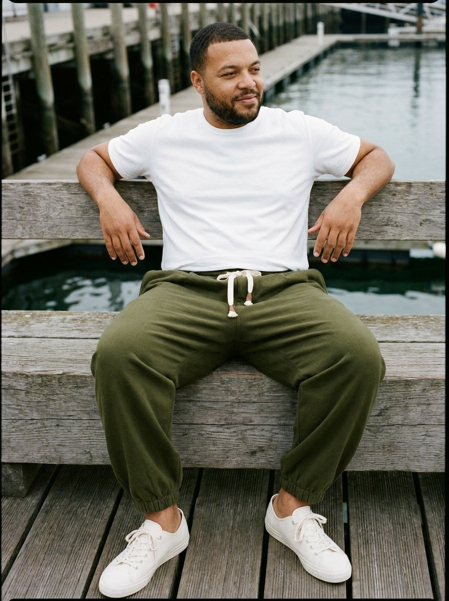 Soraichi Trousers - Loose Pleated - Green