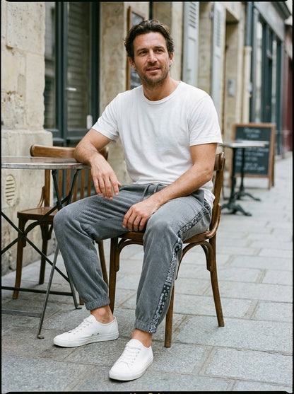 Tori Trousers - Tapered Harem - Light Grey