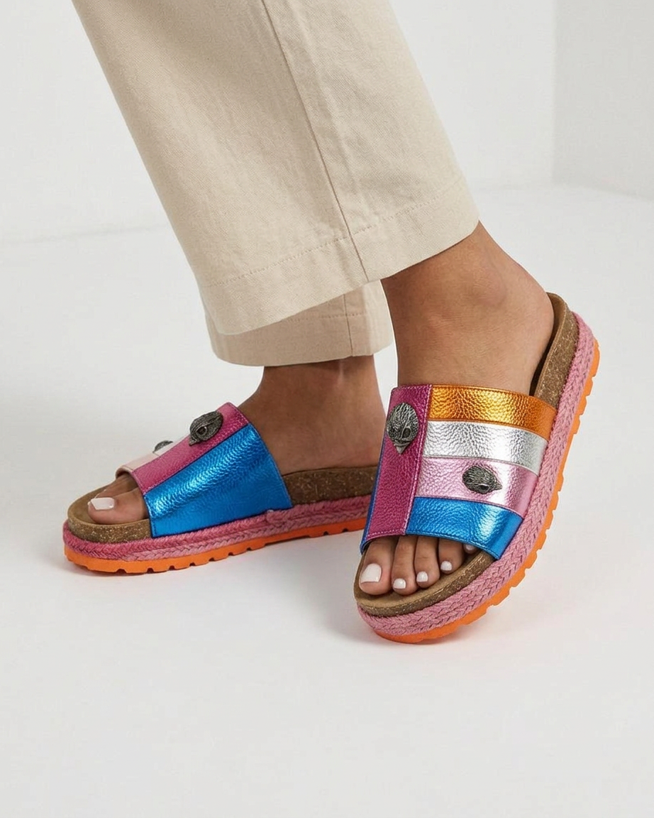 Cove Sandals - Platform in Beige - studio 1