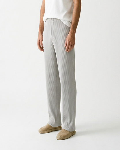 Yoel Trousers - Relaxed Straight-Leg in light gray - studio 1