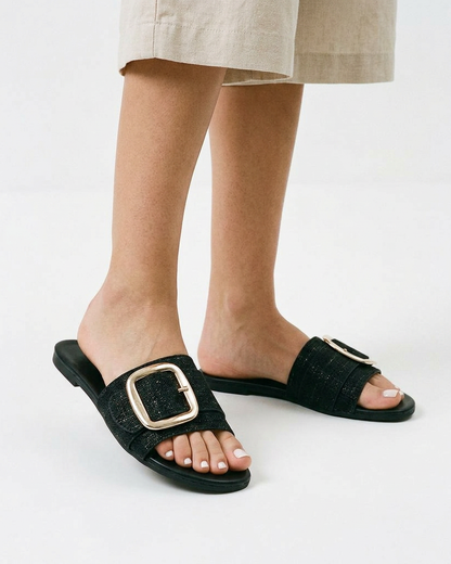 Arco Sandals in Black - studio 1 black