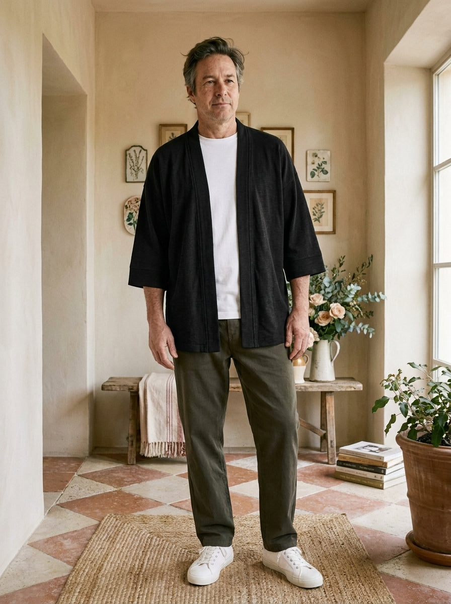 Haruto Kimono - Open Layer - Black