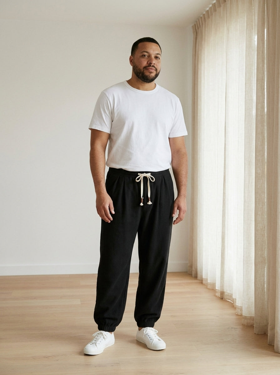 Soraichi Trousers - Loose Pleated - Black