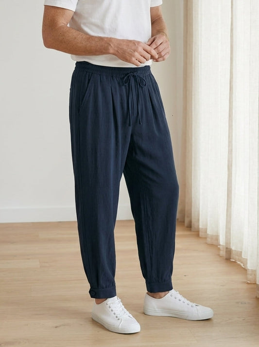 Makito Trousers - Everyday Drawstring - Blue